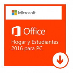 Microsoft Office Hogar y Estidiantes 2016 1PC WINDOWS 79G-04286